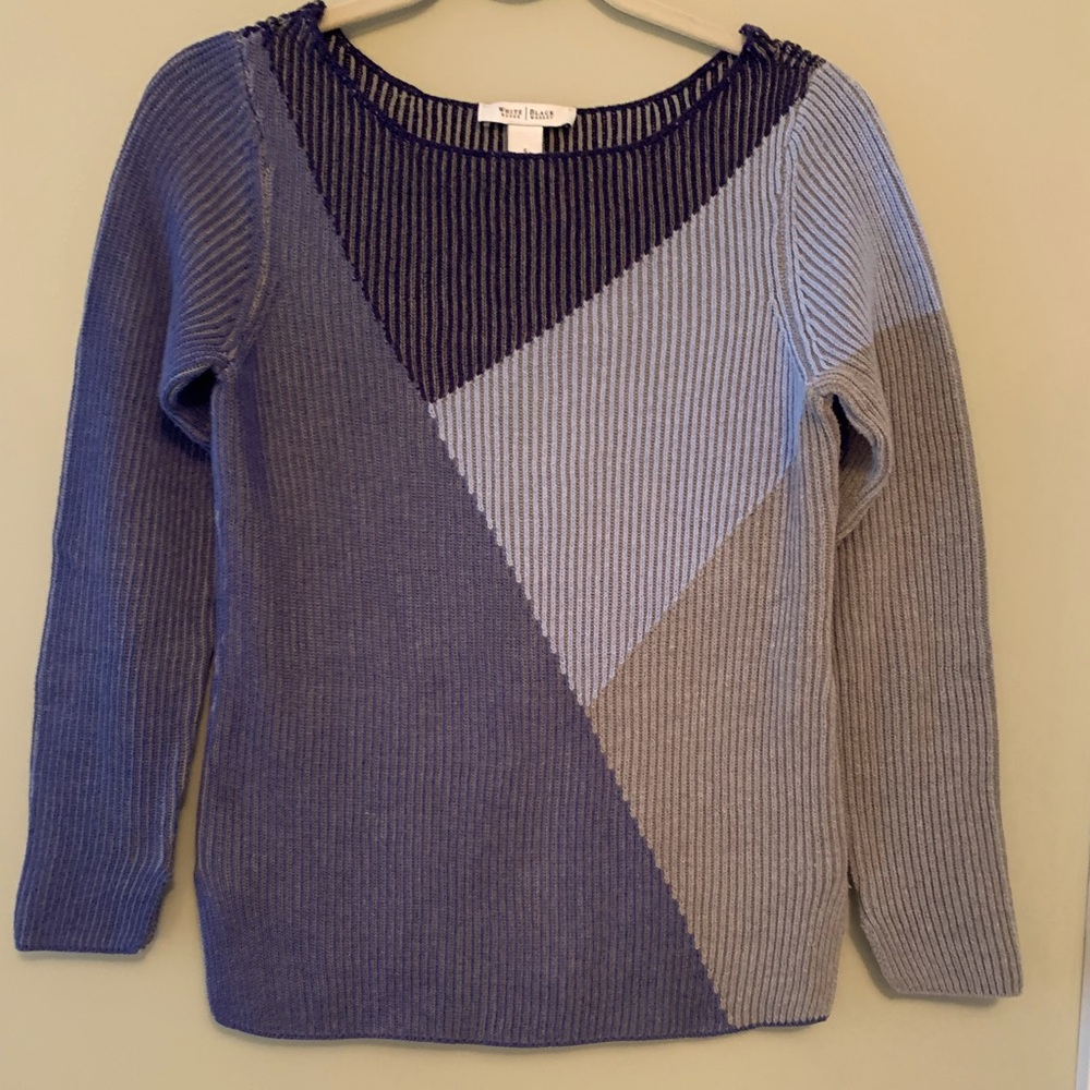 WHBM Color Block Sweater